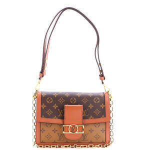 Louis Vuitton MM Dauphine Shoulder Bag Reverse Monogram Canvas